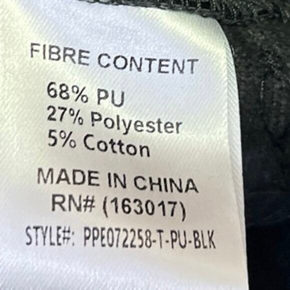 NEW Princess Polly Magee Black Faux Vegan Leather Mini Cargo A-line Skirt Size 6 - Picture 5 of 5